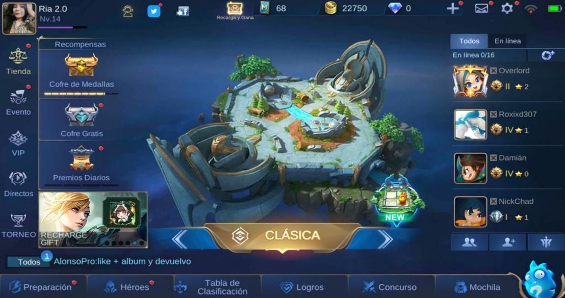 Figura 1. Modalidad clásica Mobile Legends